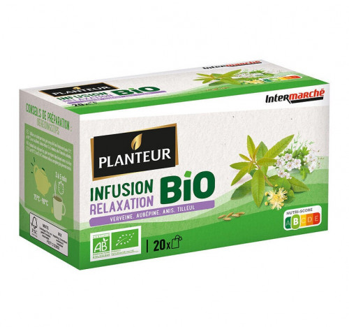 Planteur - Infusion relaxation BIO x20