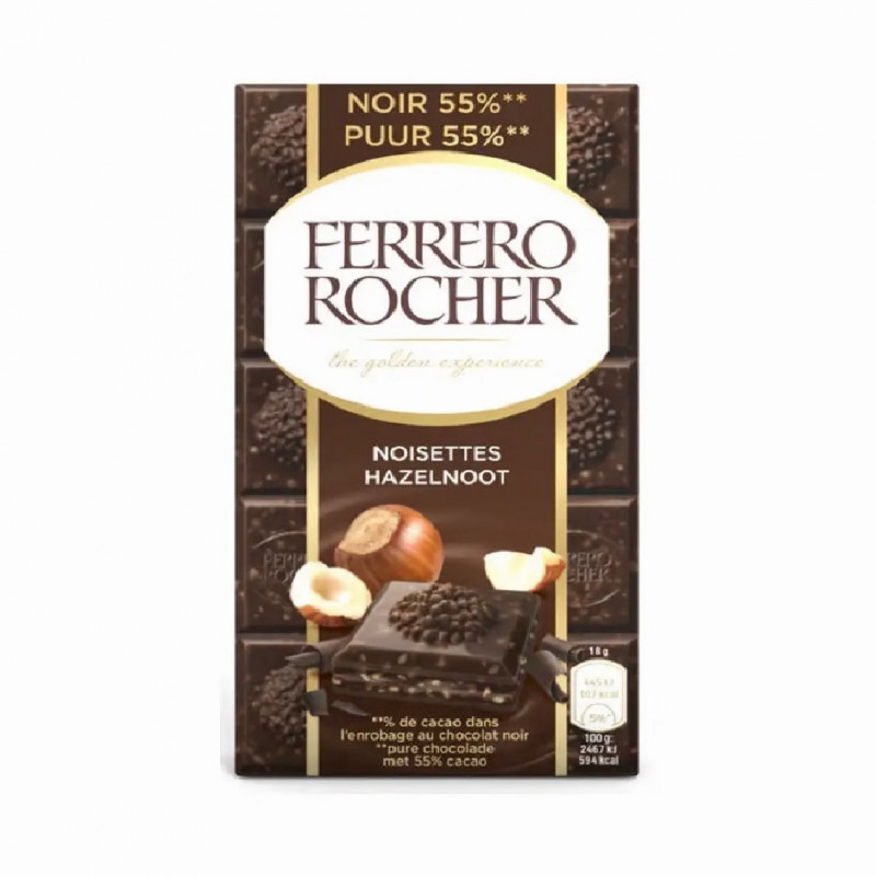 Ferrero Rocher - Chocolat noir aux noisettes