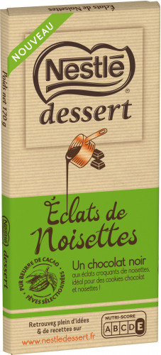 Nestlé Les Recettes de L'Atelier - Tablette Chocolat Lait Cranberries,  Amandes et Noisettes - 170 g : : Epicerie