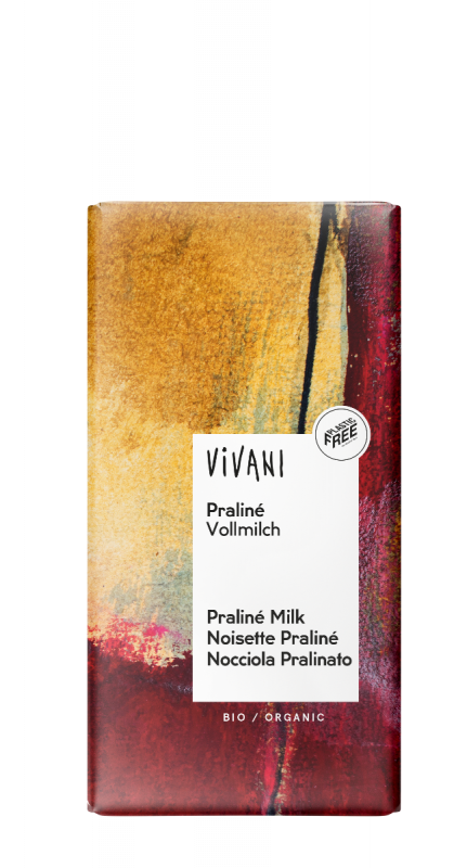 Vivani - Chocolat praliné aux Noisettes Bio