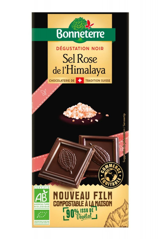 Bonneterre - Chocolat Noir au Sel rose d'Himalaya