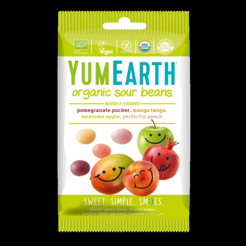 YumEarth - Bonbons tendres acidulés aux fruits