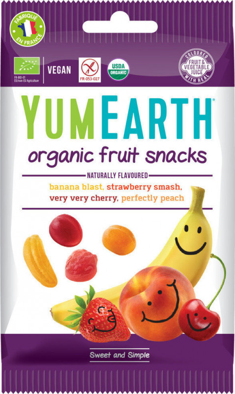 YumEarth - Bonbons tendres aux fruits