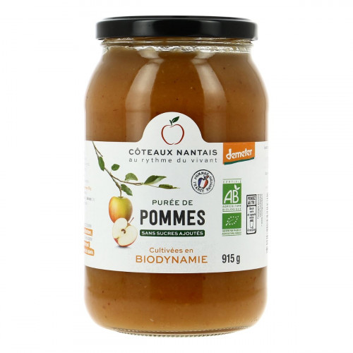 Côteaux Nantais - Purée de pommes sans sucres ajoutés