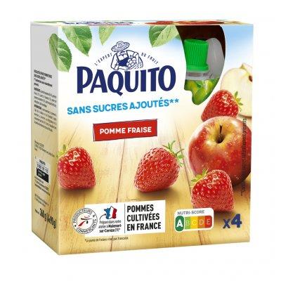 Compotes de fruits panaché sans sucres ajoutés - Paquito - 1,6 kg