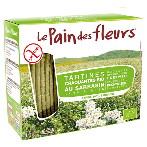 Le pain des fleurs - Tartines craquantes au Sarrasin sans gluten Bio
