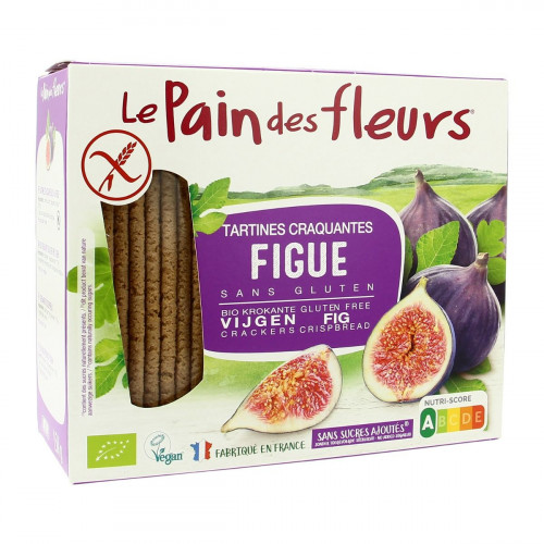 Le pain des fleurs - Tartines craquantes à la figue sans gluten Bio