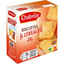 Chabrior - Biscottes 6 céréales