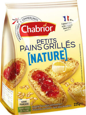 Chabrior - Petits pains grillés nature