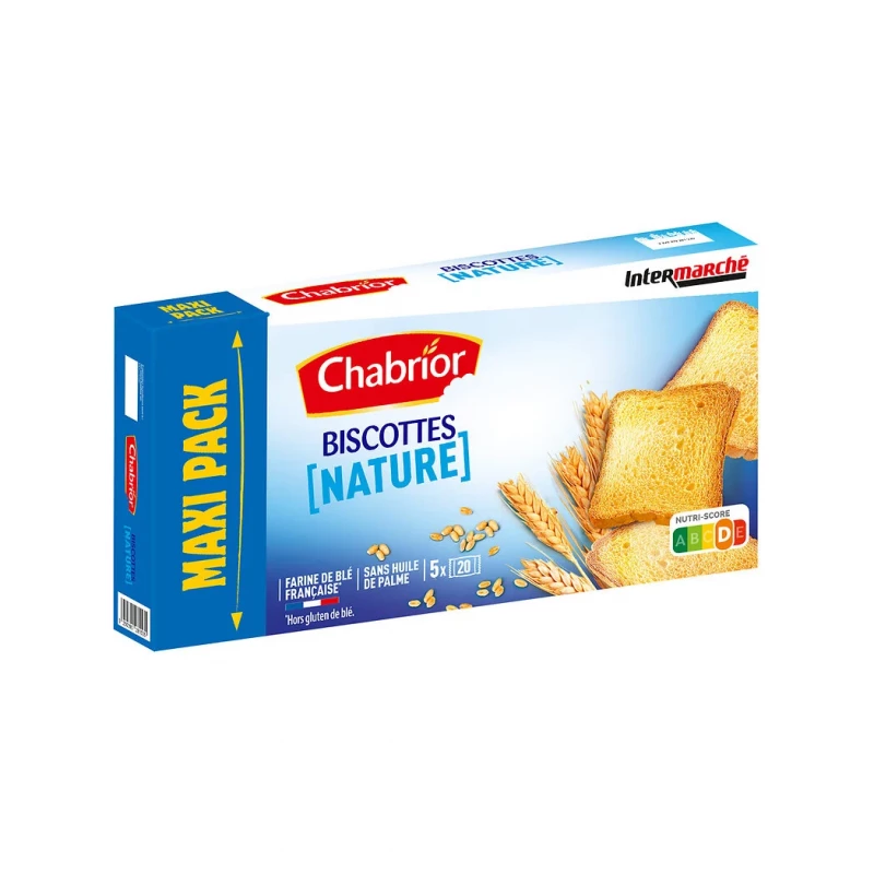 Chabrior - Biscottes nature x100