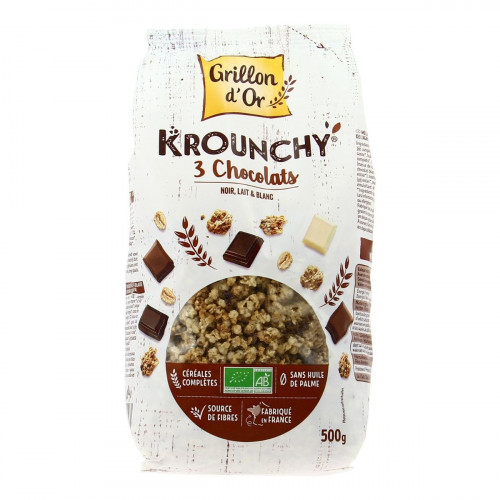 Céréales cruesli chocolat au lait QUAKER : la boite de 900g à Prix Carrefour