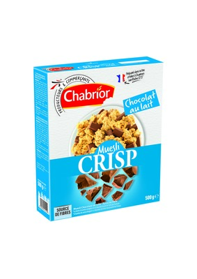 Chabrior - Muesli Crisp au chocolat au lait