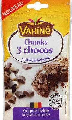 Vahiné - Pépites Chunks 3 chocolats