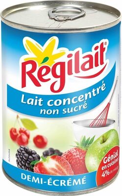 Régilait - Lait non sucré demi-écrémé