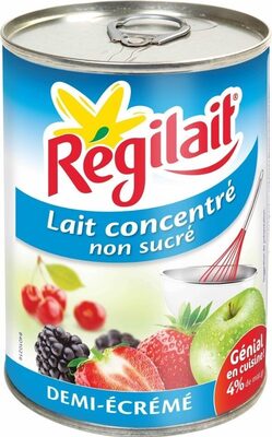 Régilait - Lait non sucré demi-écrémé