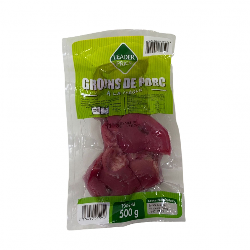 Leader price - Groins de porc 500g