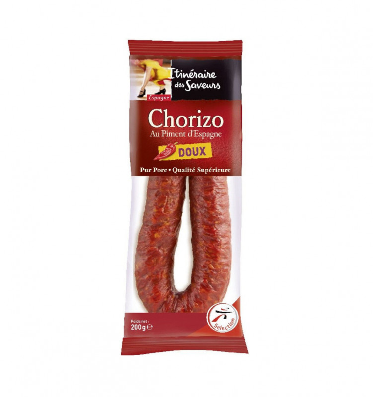 Itinéraire des saveurs - Chorizo piment d'Espagne doux 200g