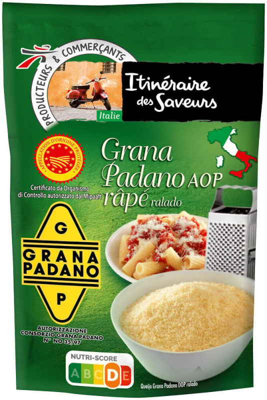 Itinéraire des Saveurs - Grana padano râpé 100g