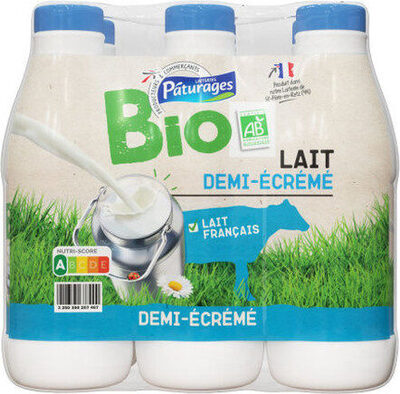 Pâturages - BIO PAT UHT 1/2EC BT 6X1L 1/2P