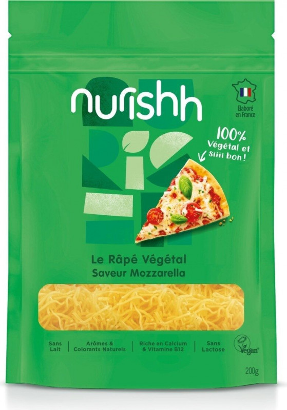 Nurish - Fromage râpé végétal saveur mozzarella