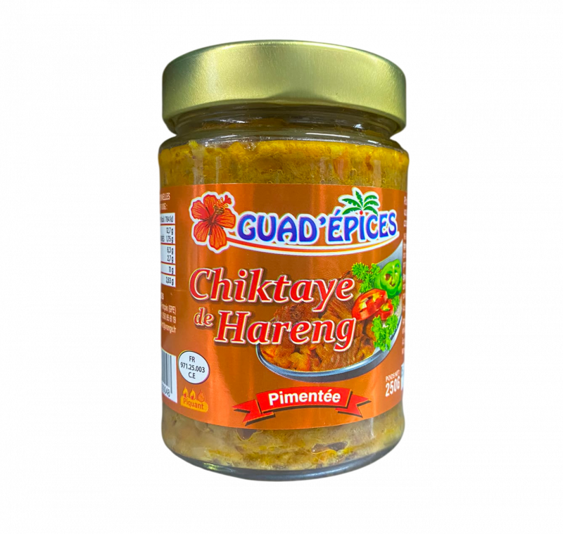 Guad' épices - Chiquetaille hareng piment 250g