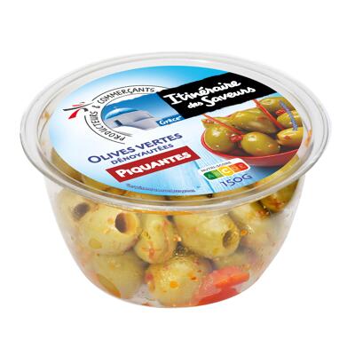 Itinéraire des Saveurs - Olives dénoyautées piquantes