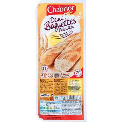 Chabrior - 1/2 baguettes précuites