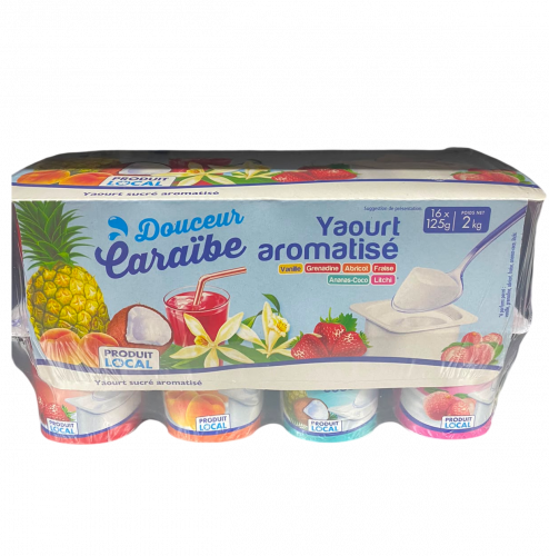 Douceur Caraïbe - Yaourts aromatisés sucrés x16