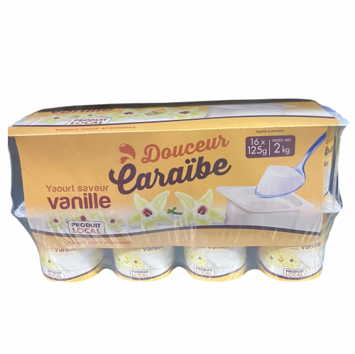 Douceur Caraïbe - Yaourts vanille x16