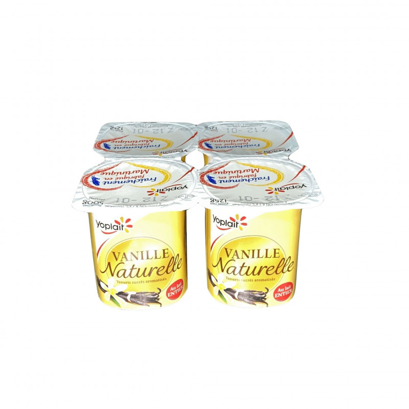 Yoplait - Yaourt saveur vanille naturelle