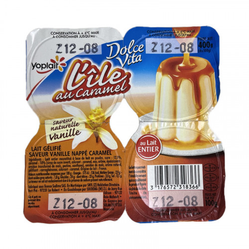 Yoplait - Flan vanille nappé caramel