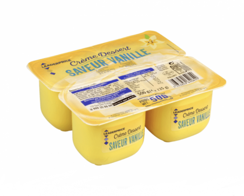 Leader Price - Crème dessert vanille