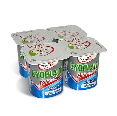 Yoplait - Yaourt Bifidus brassé nature x4