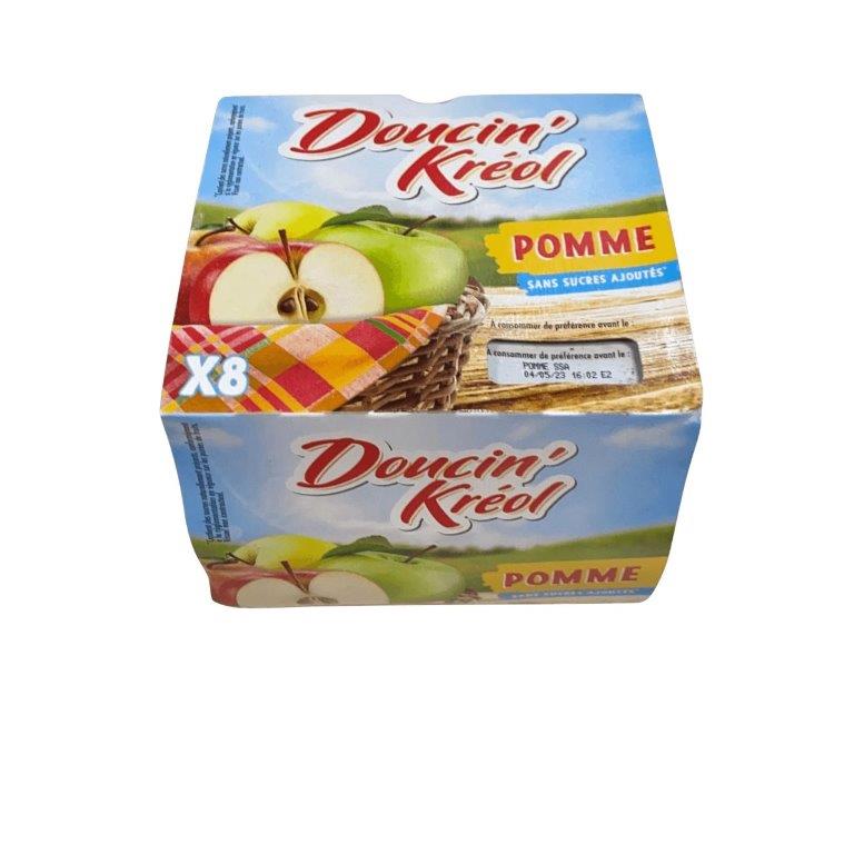 Doucin' Kréol - Purée de pomme sans sucre ajouté x8