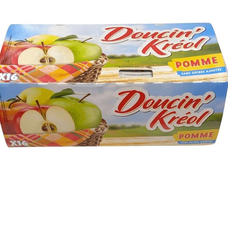 Doucin' Kréol - Purée de pomme sans sucre ajouté x16