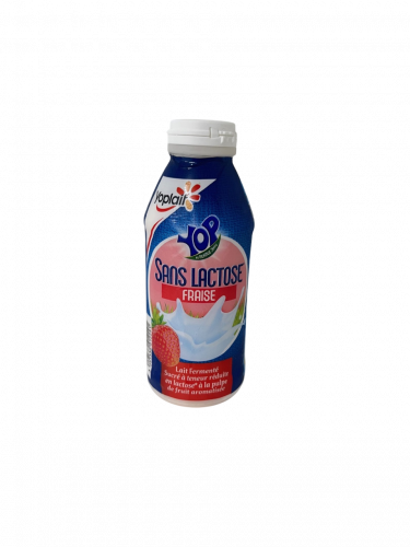 Yoplait - Yaourt à boire sans lactose fraise YOP 250g