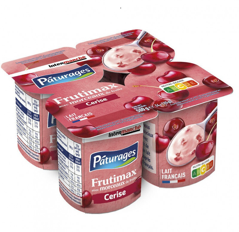 Pâturages - Yaourts frutimax cerises x4