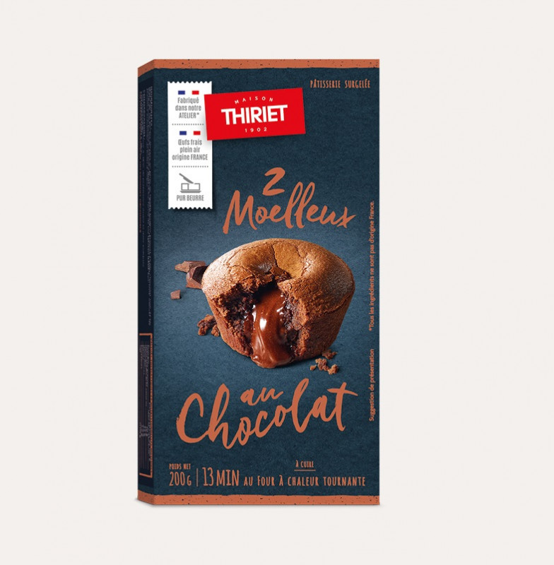 Thiriet - 2 Moelleux au chocolat