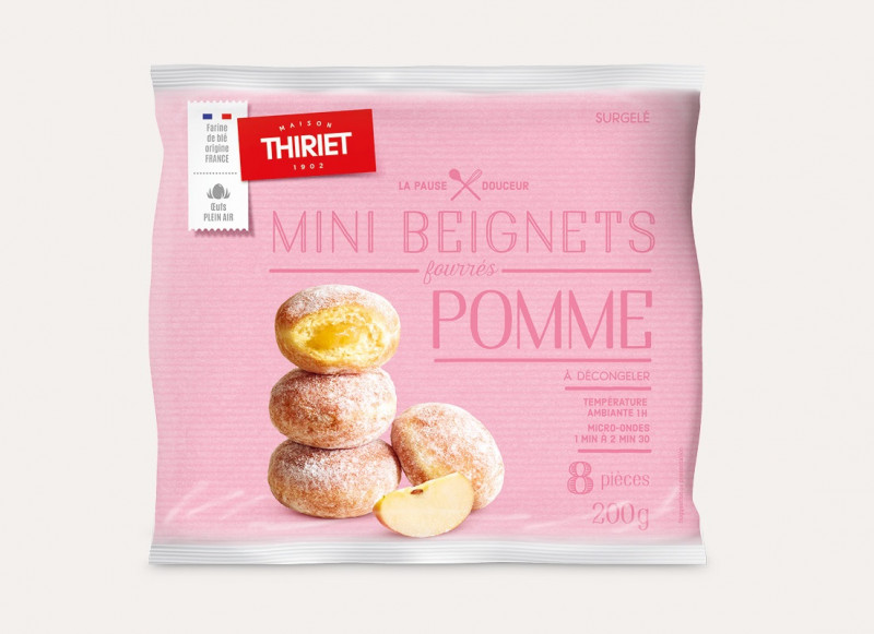 Thiriet - 8 mini beignets fourrés pomme