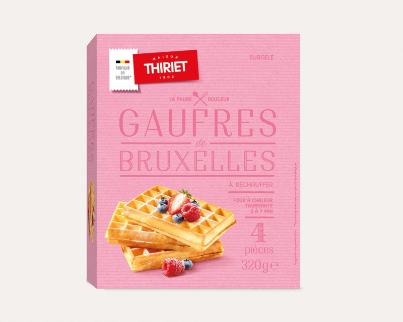 Thiriet - 4 gaufres de Bruxelles