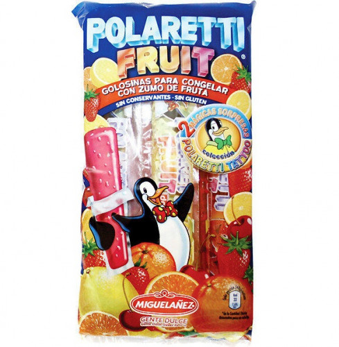 Dolfin - Tube avec jus de fruits à congeler POLARETTI x10