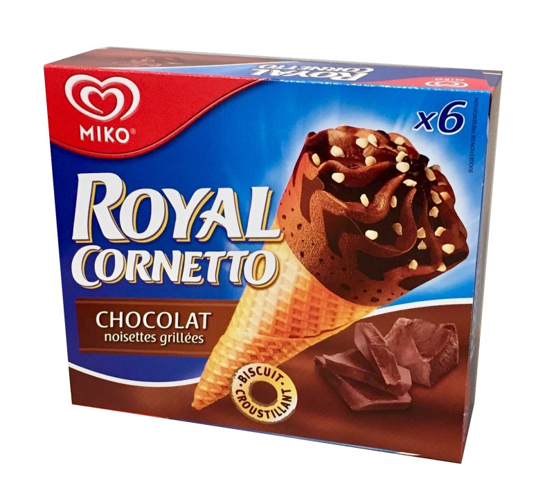 Royal Cornetto - Cônes glacés au chocolat