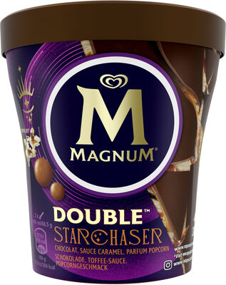 Magnum - Glace chocolat, caramel et popcorn Double Starchaser