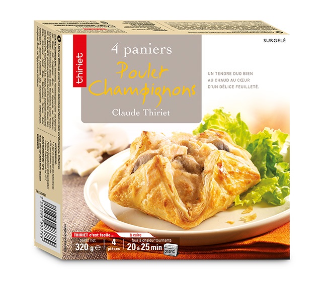 Thiriet - 4 Paniers Poulet Champignons