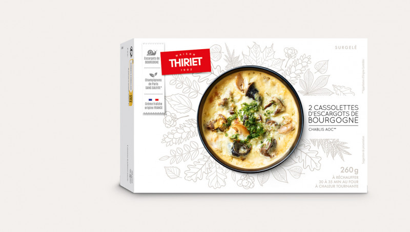 Thiriet - 2 Cassolettes escargot de bourgogne