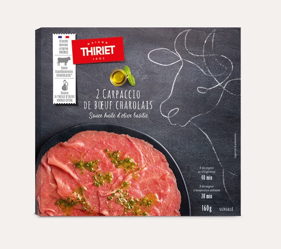 Thiriet - 2 carpaccio boeuf marinés 160g