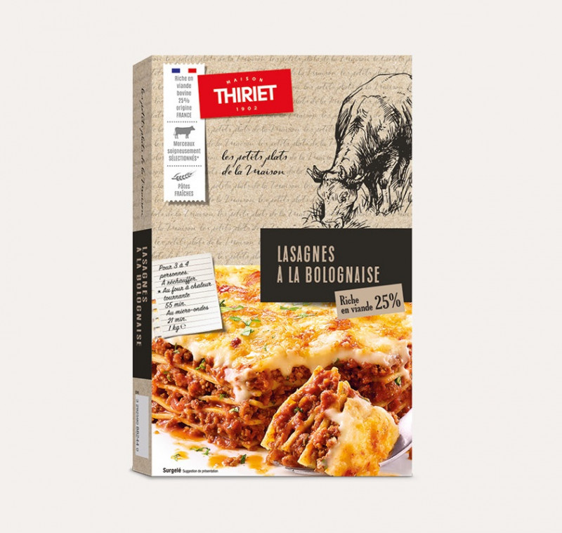 Thiriet - Lasagnes à la bolognaise