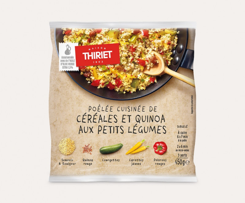 Thiriet - Poêlée cuisinée de céréales, quinoa et petits légumes