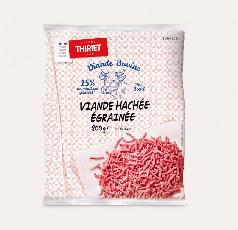 Thiriet - Viande hachée égrainée pur bœuf 15% MG
