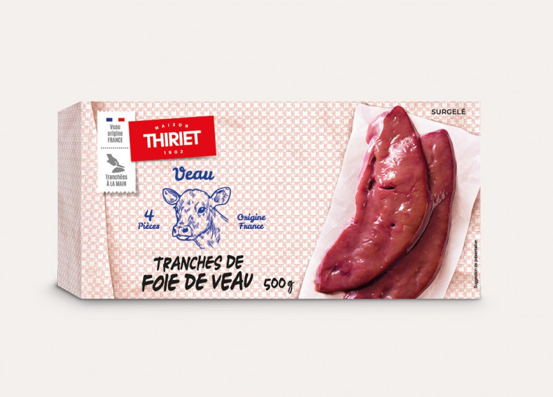 Thiriet - 4 tranches de foie de veau
